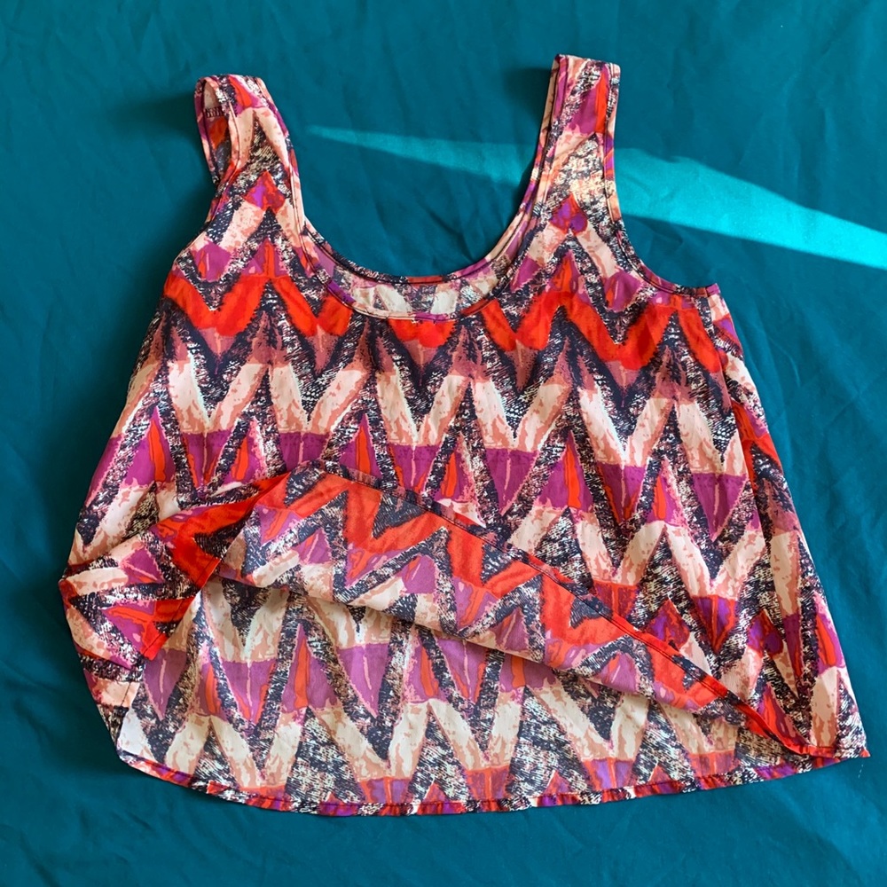 Geometric Pattern Blouse - image 3